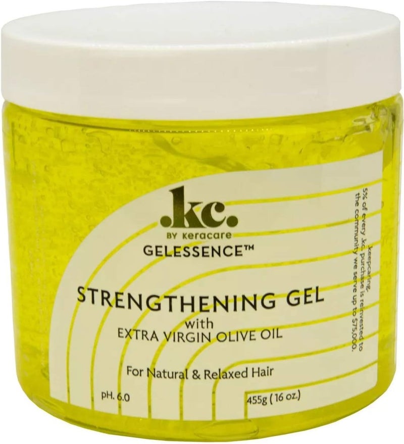 Gel Essence Strengthening Gel With Extra Virgin Olive Oil For Natural and Relaxed Hair 455g